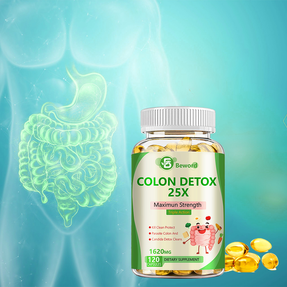 Anti-Parasite & Candida Cleanse Supplement Body Colon Detox 120 Caps