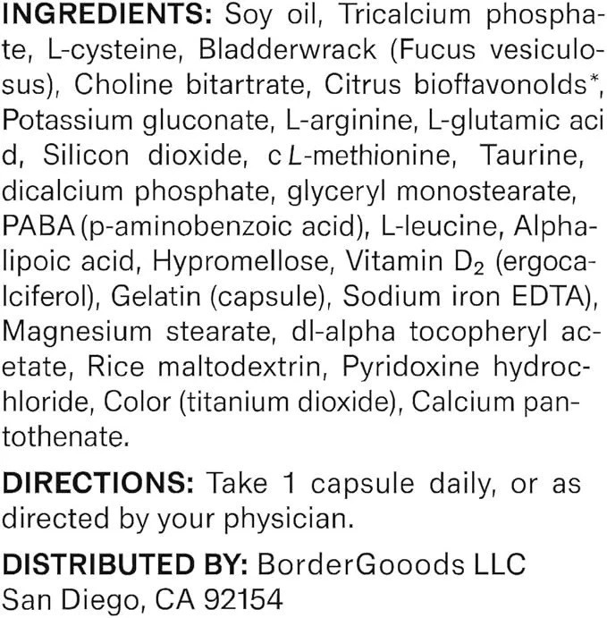 2 Pack Gelasimi Forte – 30 Softgel Capsules – Hair, Skin & Nails Support –Mexico