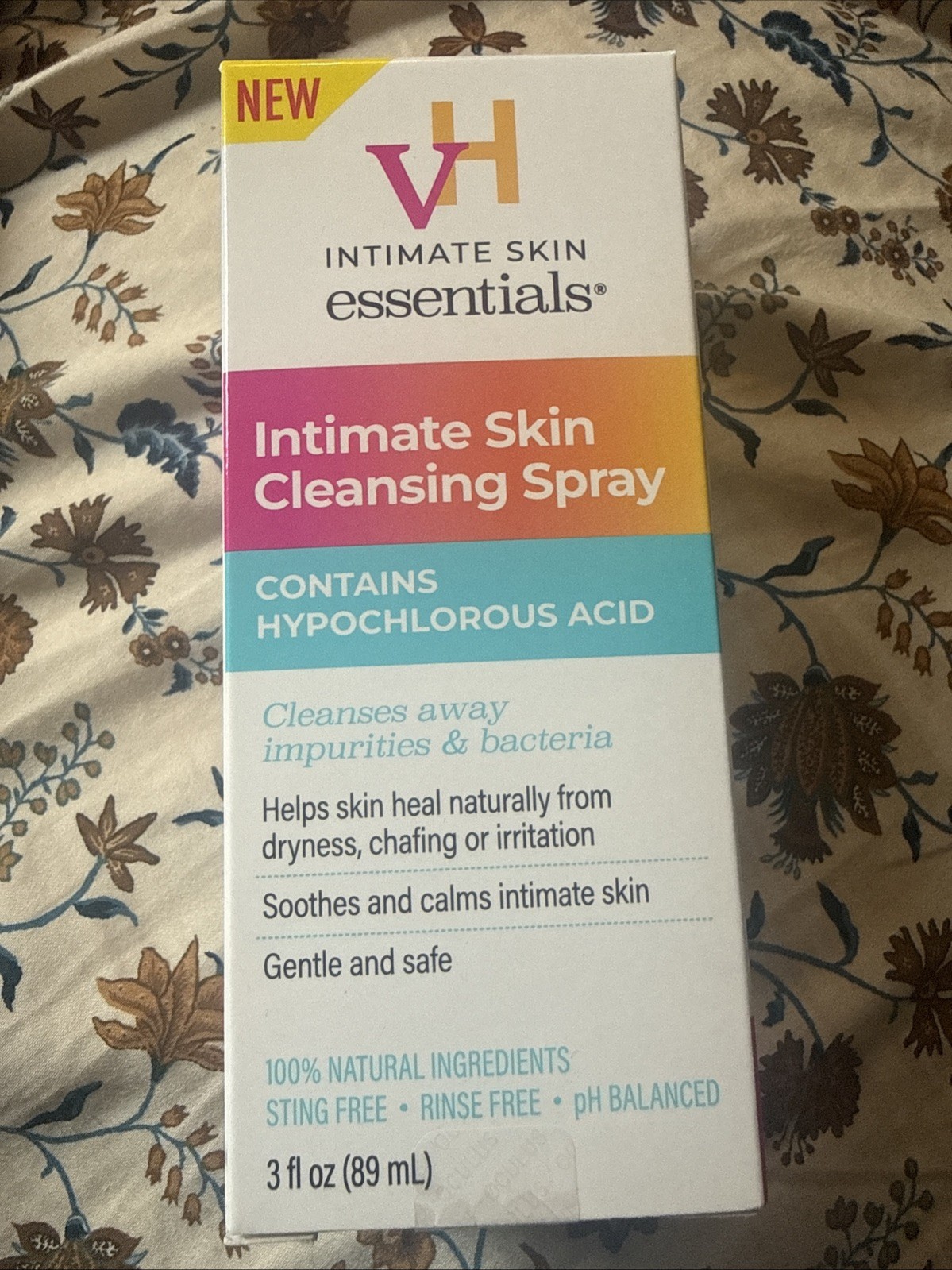 vH essentials Intimate Skin Cleansing Vaginal Soothing Spray 3fl oz Exp 11/27