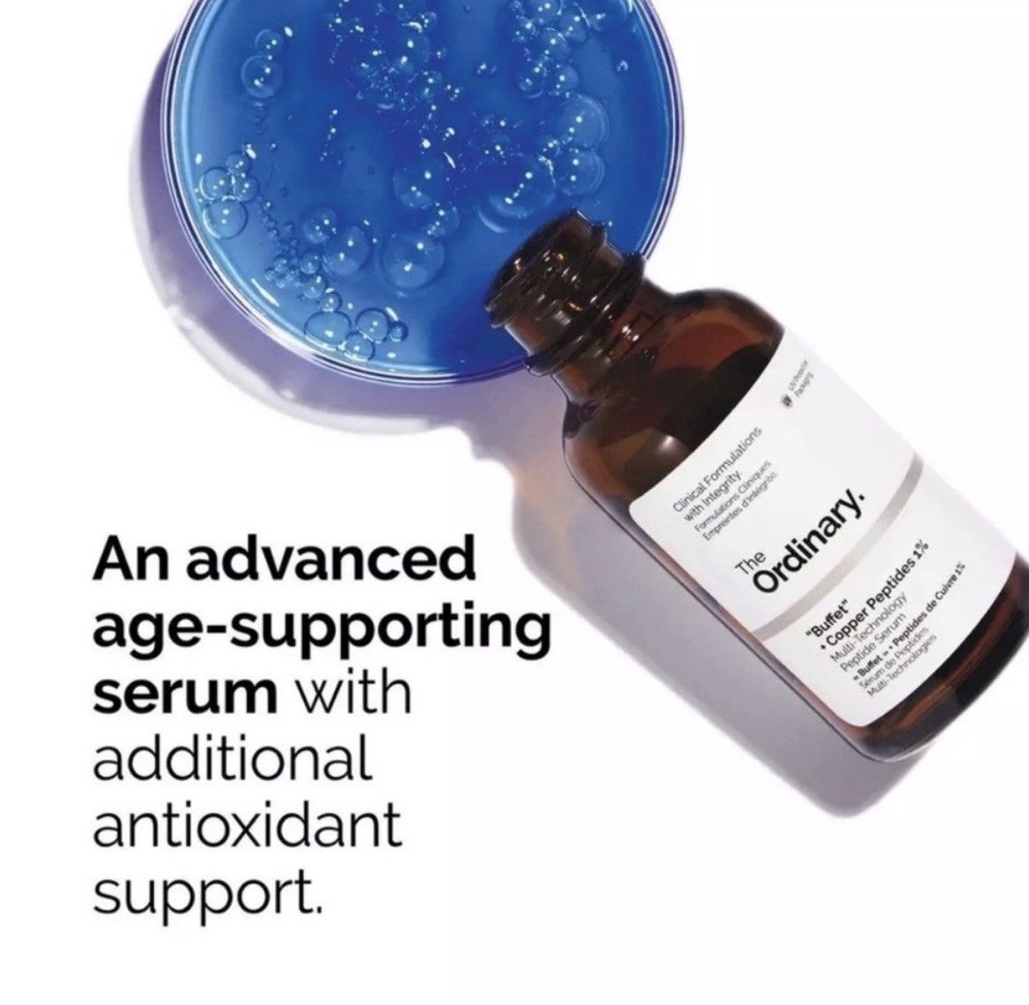 7 X The Ordinary Multi-Peptide +Copper Peptides 1%, Anti-Aging Serum for Wrinkle