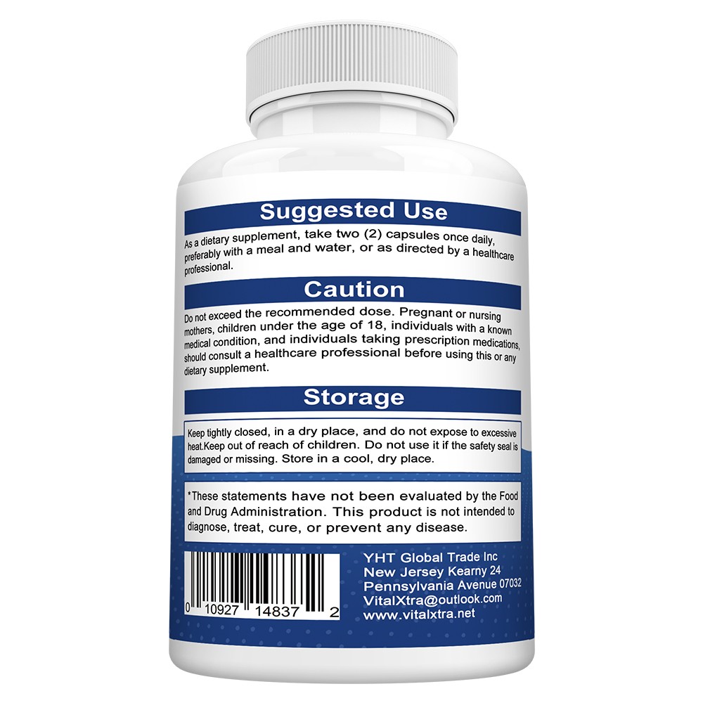 Brain Complex Plus Supplements Stress Energy Neuro Support Formula 120 Capsules