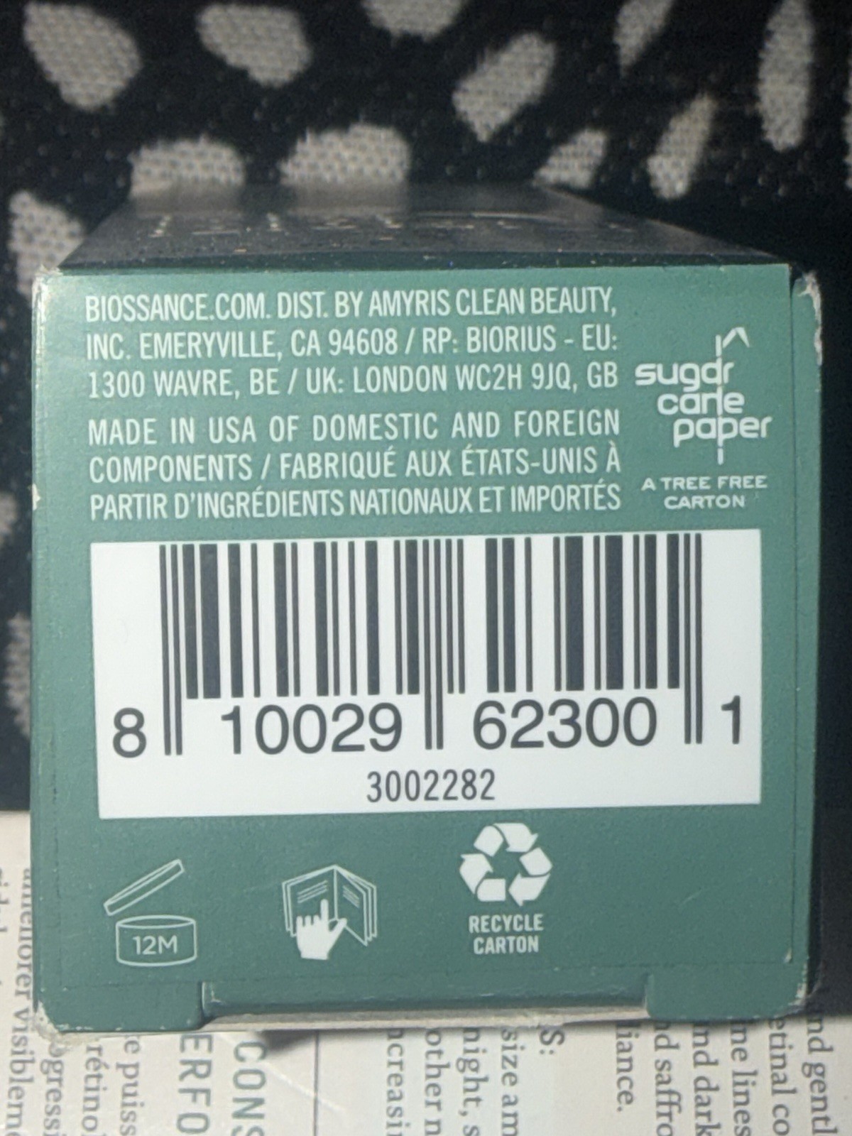 Biossance Squalane and Retinol Night Serum 1.01 oz Full