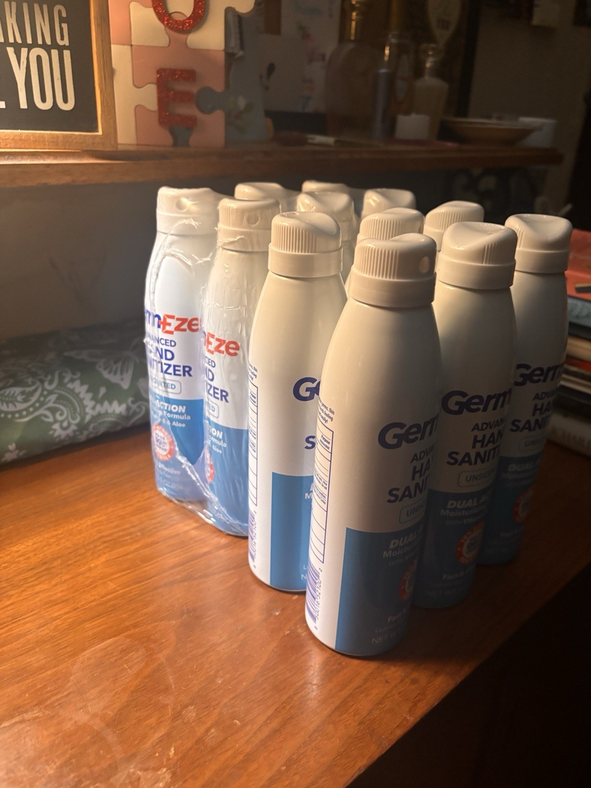 3 Pack Spray Hand Sanitizer 6.5 oz Aerosol Car Office Travel