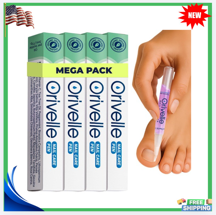 New Toenail Care Pen Extra Strength with Tea Tree Oil 4 Pack