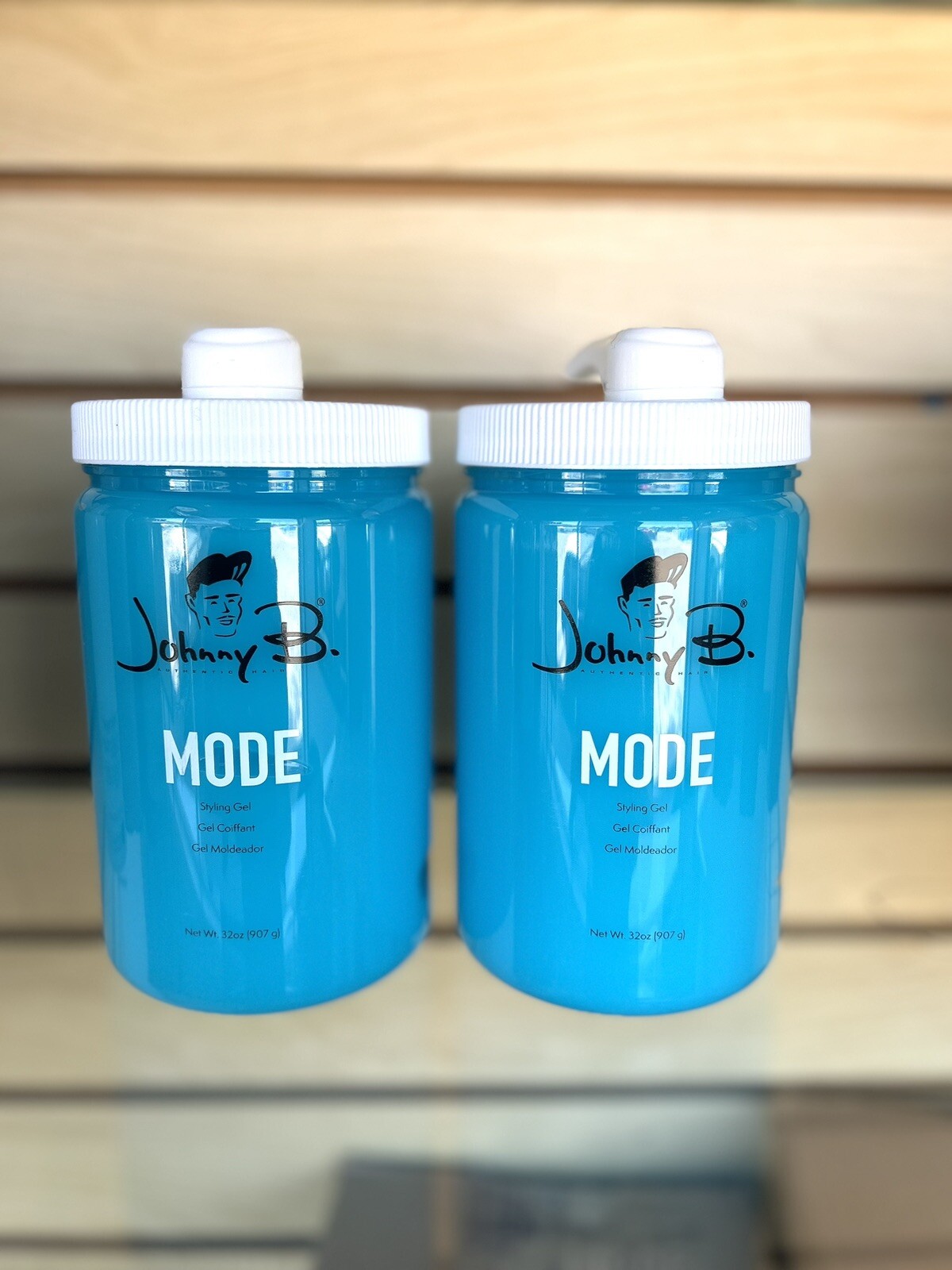 Johnny B Mode Medium Hold Styling Gel – 32 oz Liter ** WITH PUMP **