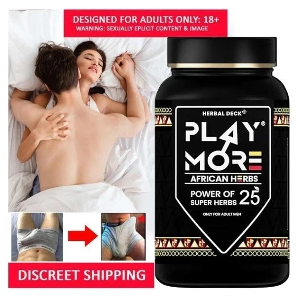 Play More Powder for Men African Herbal Vitality and Reproductive Health