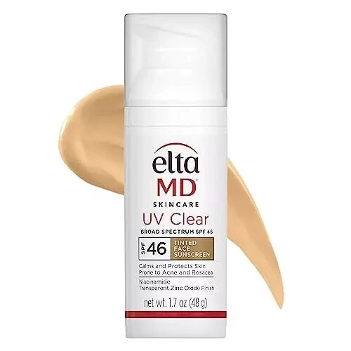 EltaMD Broad-Spectrum SPF 46 Tinted Facial Sunscreen (1.7 oz) – New In Box