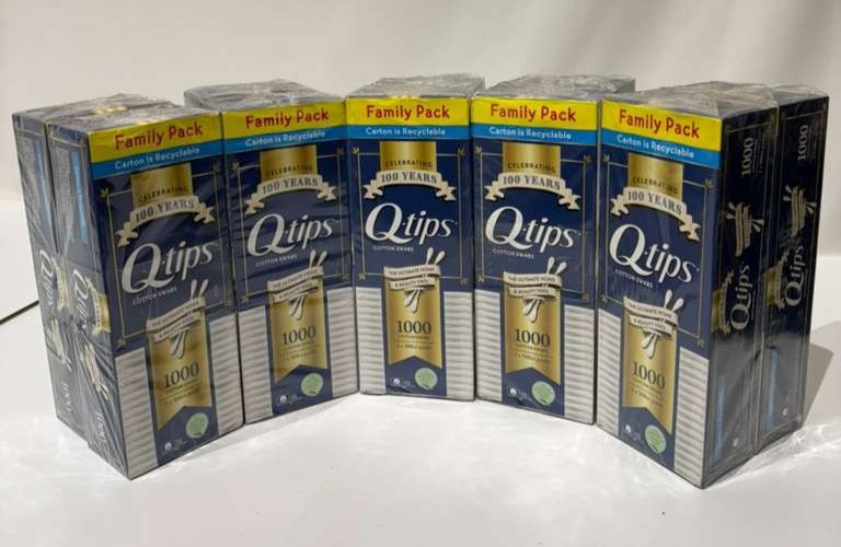2X500 Q-tips Cotton Swabs – Family Swabs Each – The Ultimate Home & Beauty Tool