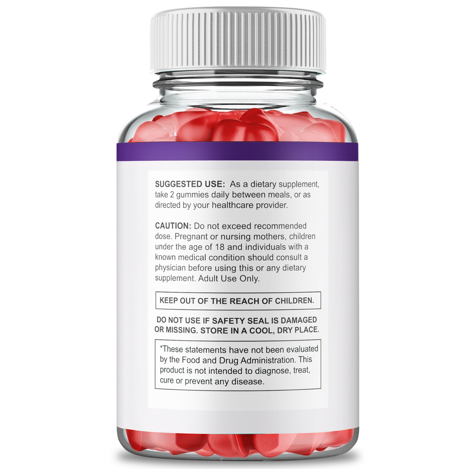Derma Pure Gummies, Official DermaPure Vitamin Supplement Gummy (1 Pack)
