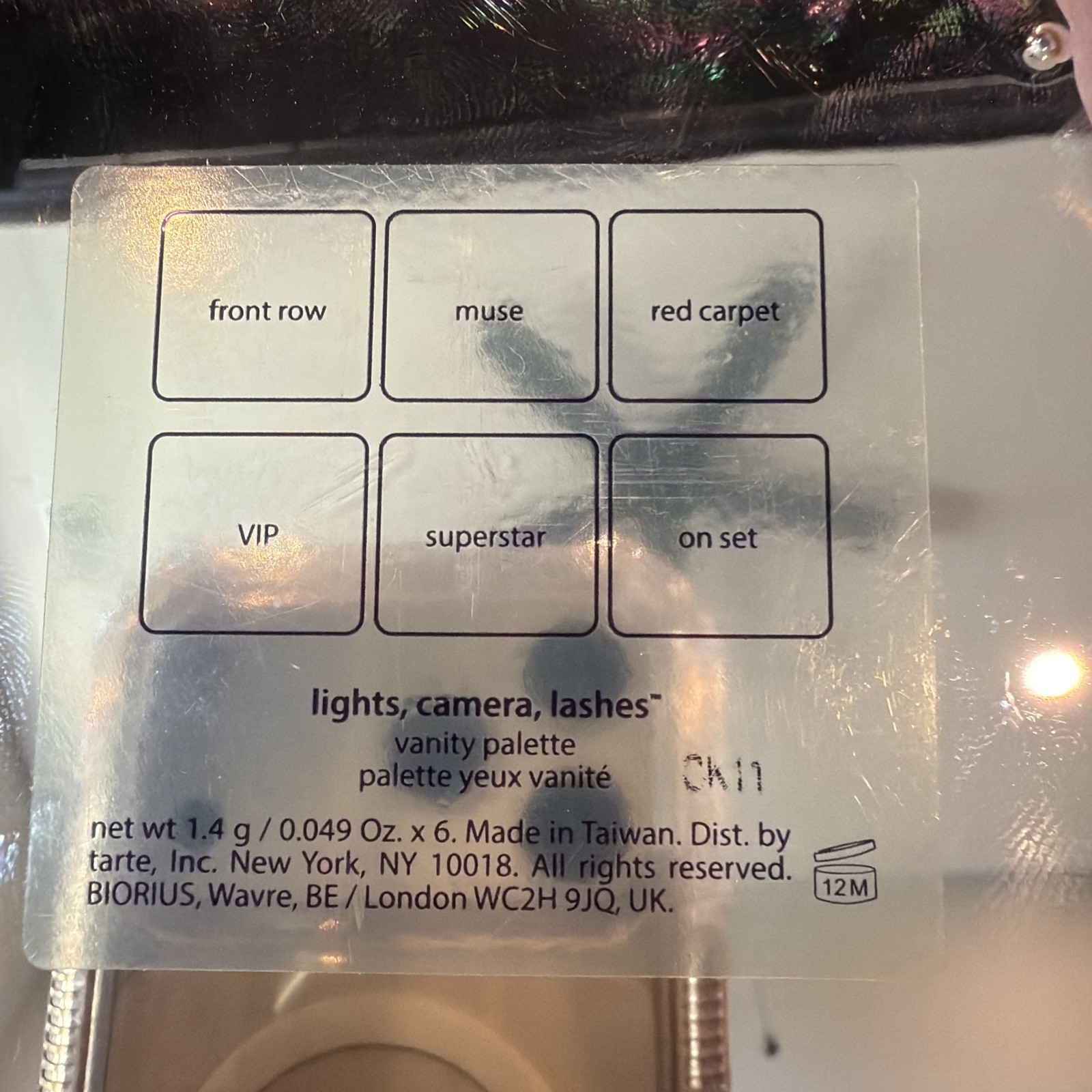 Tarte Lights, Camera, Lashes Vanity Palette Perfect As Shown