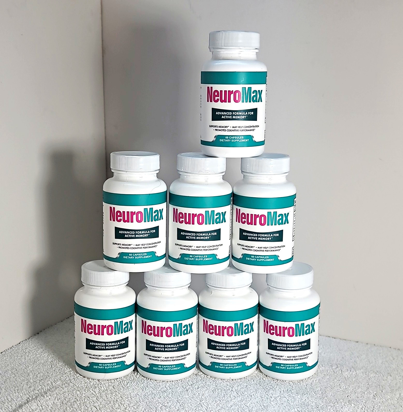 NeuroMax Advanced Formula Memory Support Cognitive Health Focus 60 Capsules