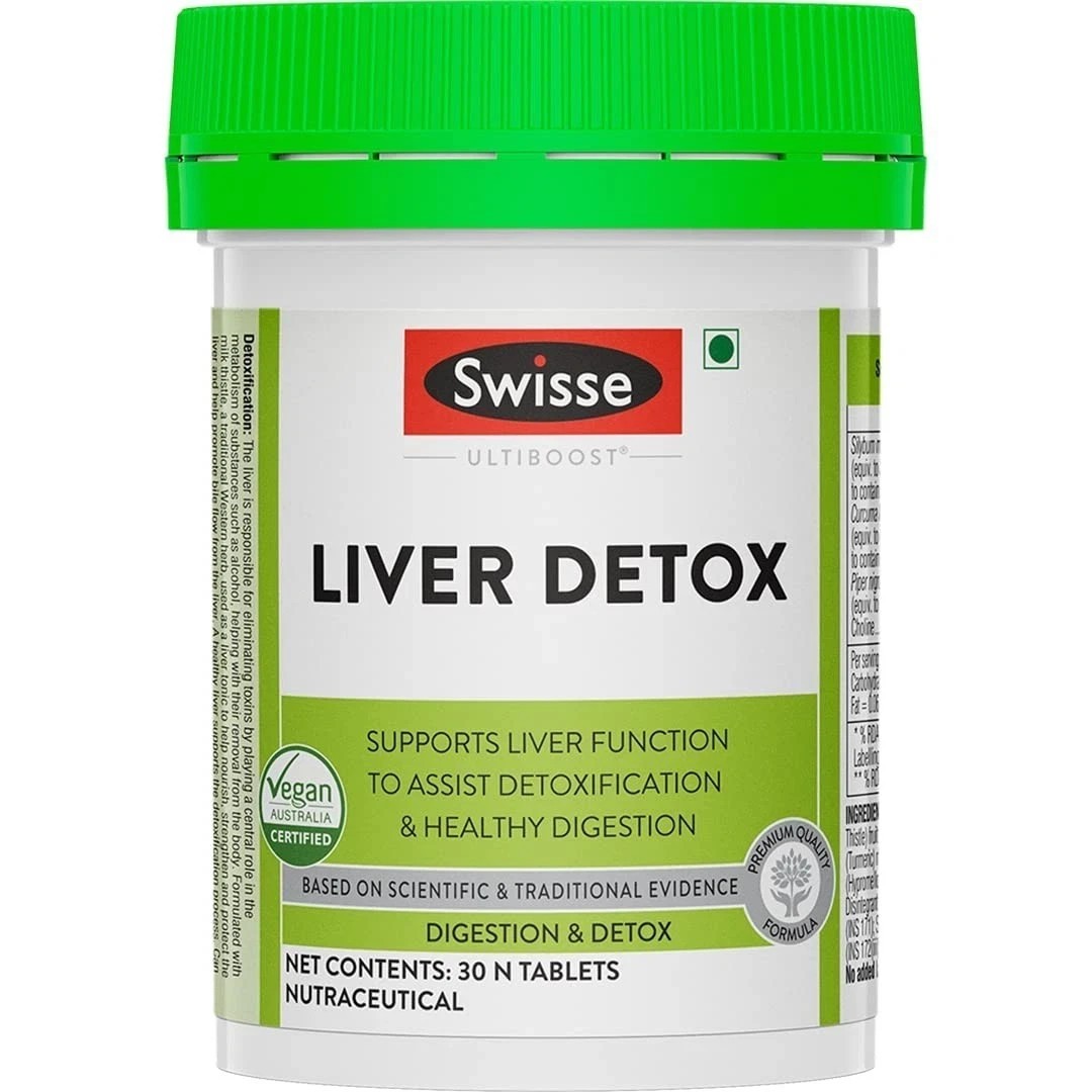 Swisse Liver Detox High Strength 500mg Milk Thistle – 30 Tablets