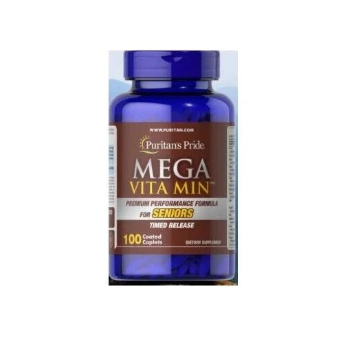 Mega Vita Min™ Multivitamin for Seniors Timed Release Exp April 2027