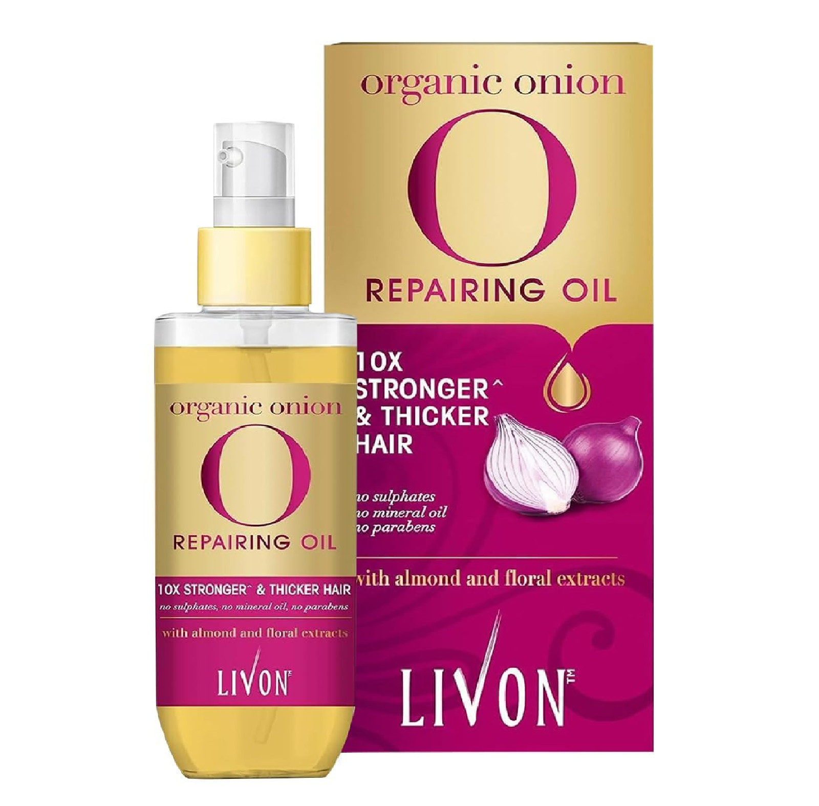 Livon Hair Serum for Men & Women | Sulphate & Paraben free| For All Hair Types |