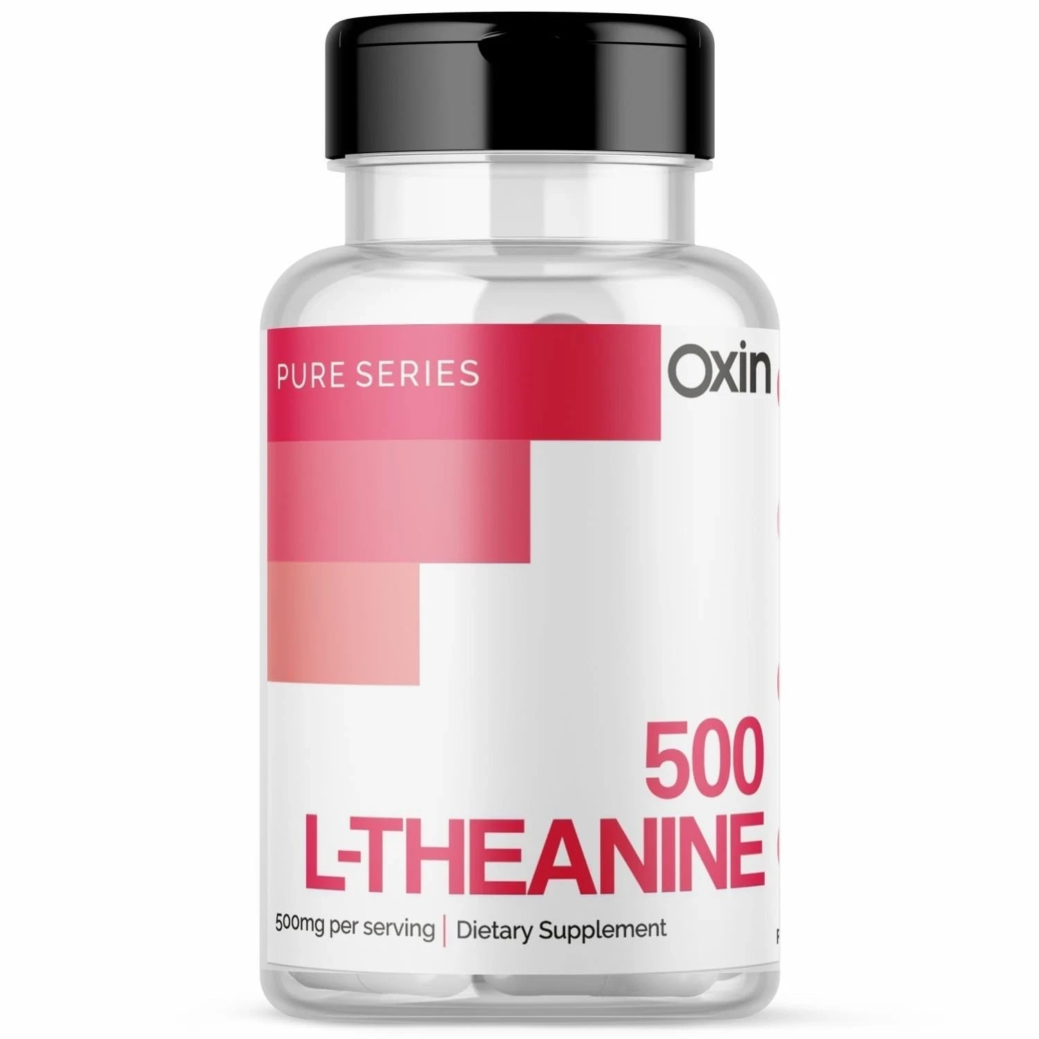 Oxin L Theanine 500mg Capsules Pure Series, 60 Capsules