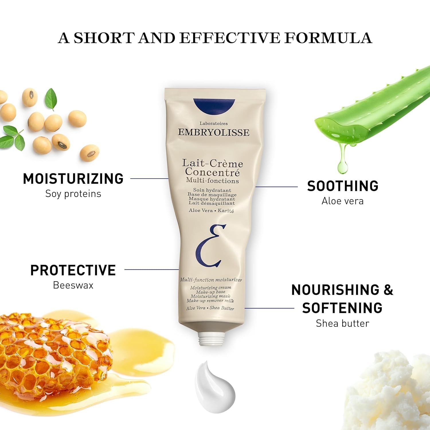 2PC Embryolisse Lait-Crème Concentré Multifunction Moisturizer Cream 75ml 2.54oz