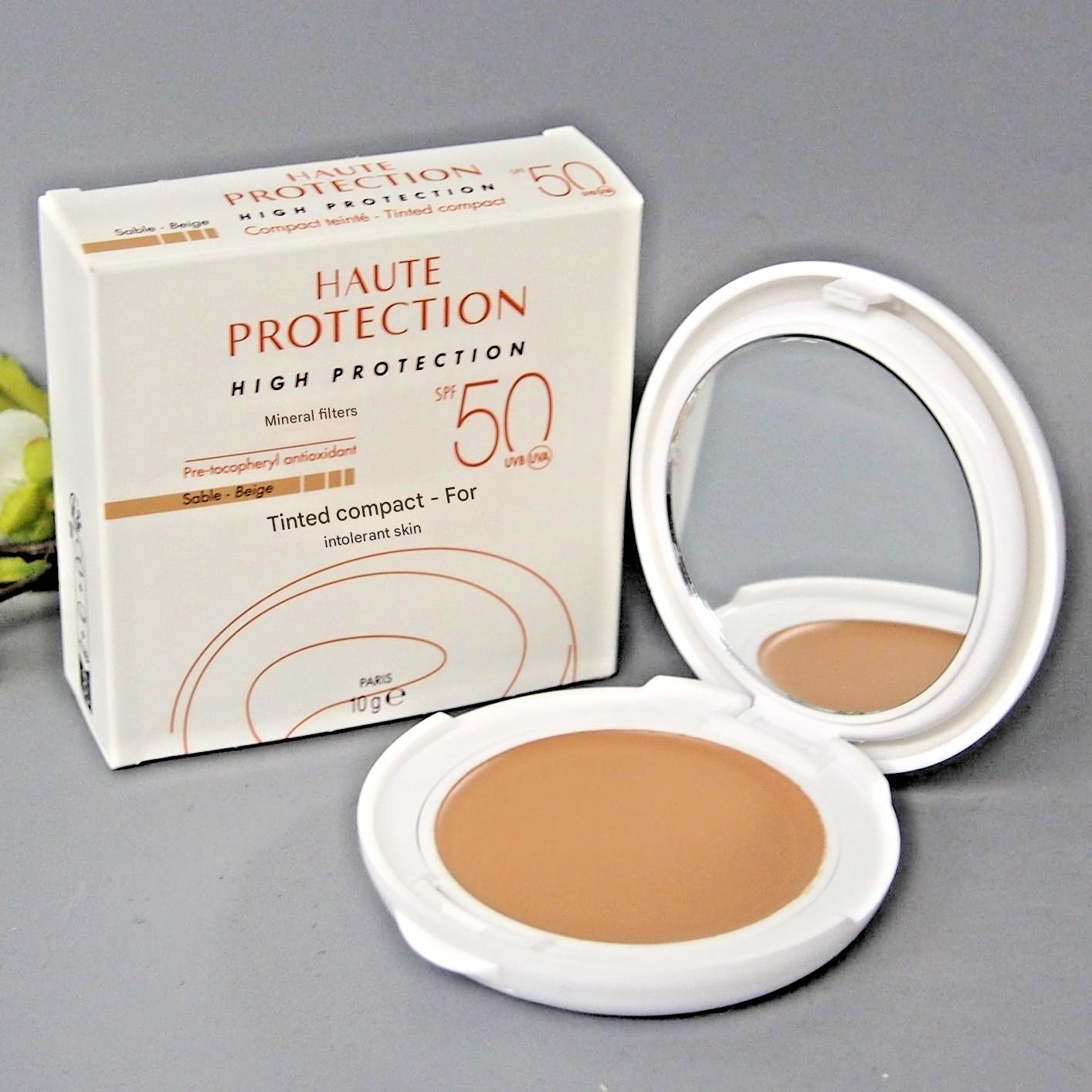 Avene High Protection Tinted Compact SPF 50 Sand Sable Beige 10g exp 01/28