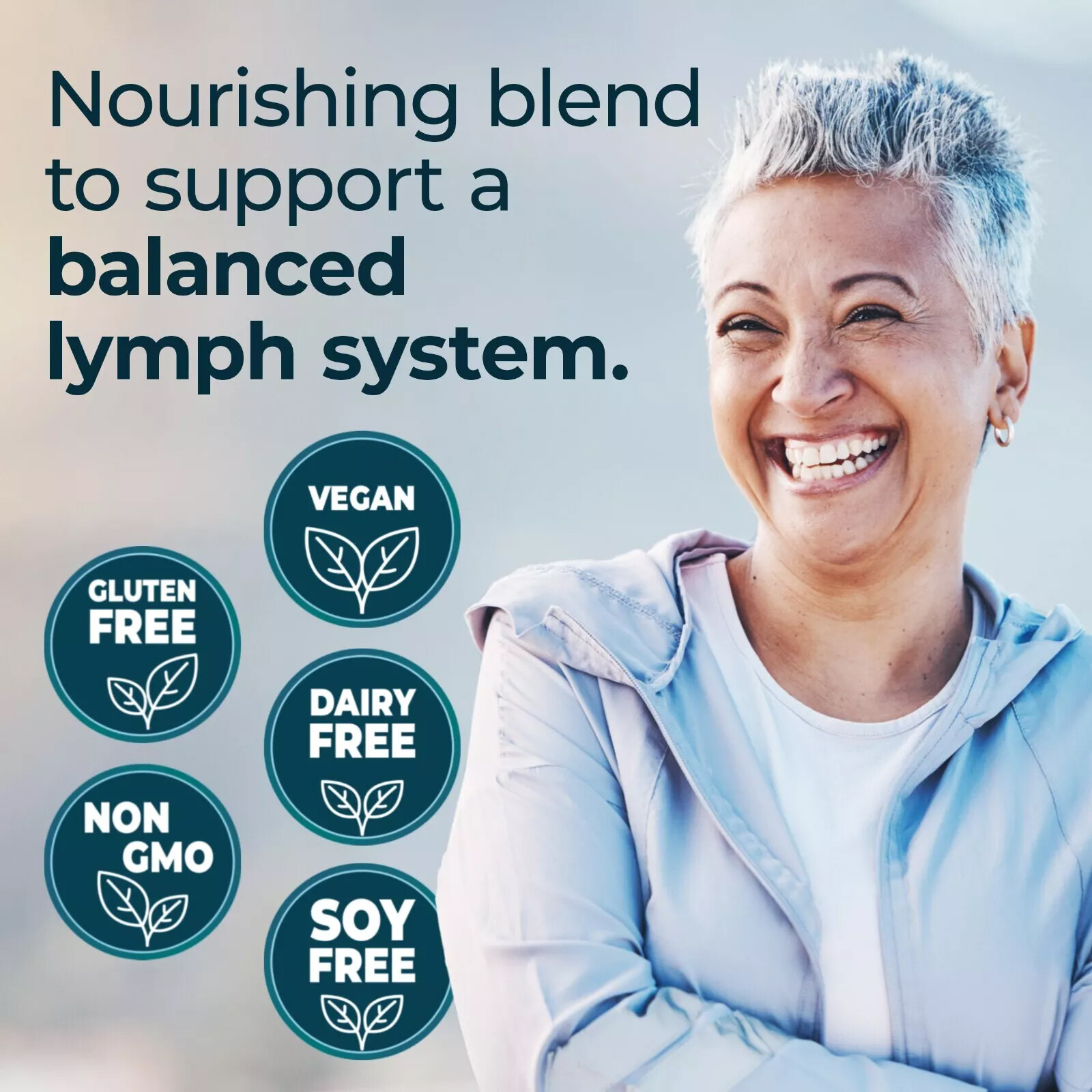 LYMPH SYSTEM Support,Detox and Cleanse Support. Vegan Supplement CAPSULES
