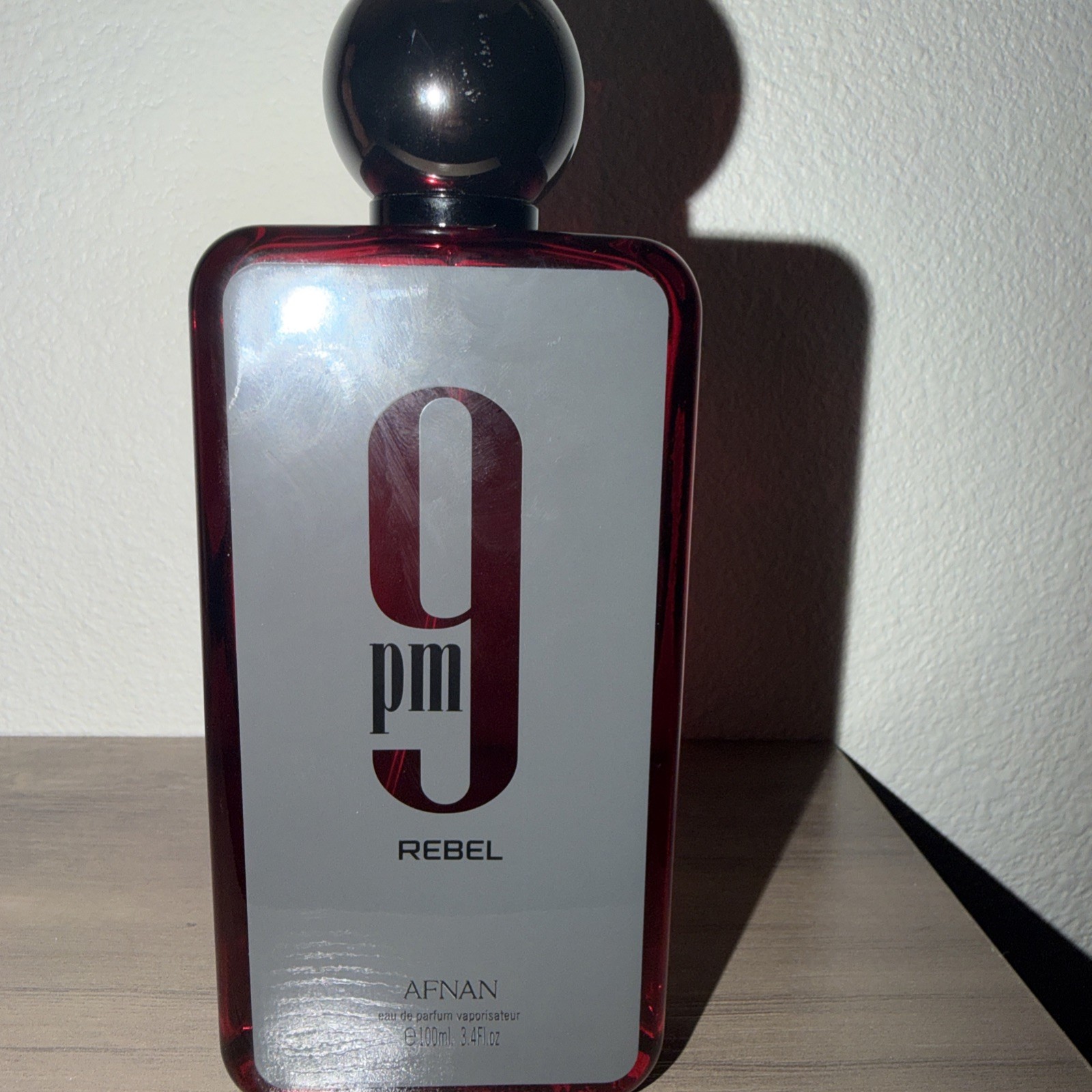 Afnan 9pm Rebel Eau de Parfum Spray 3.4 fl oz 100ml Regular Size