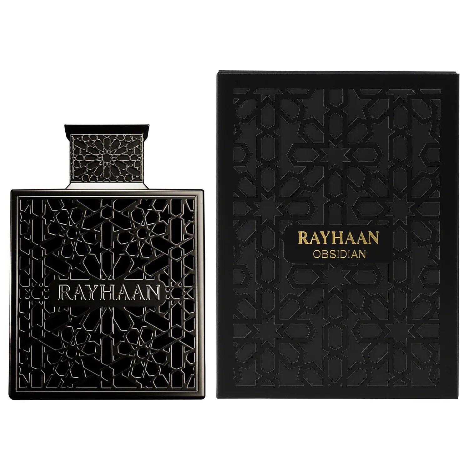 Rayhaan Men’s Obsidian EDP Spray 3.3 oz Fragrances 6297001571323