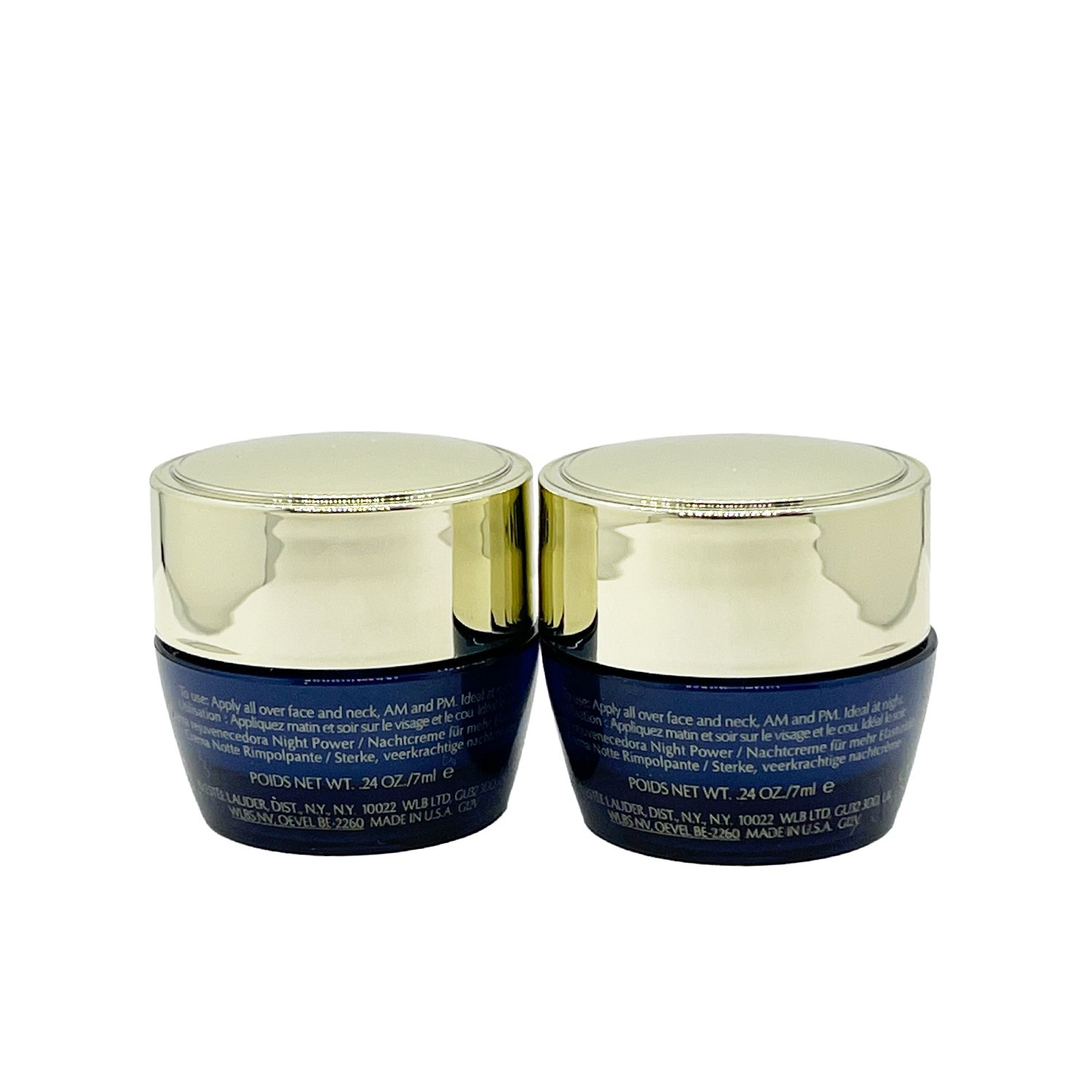 2x Estee Lauder Revitalizing Supreme+ Night Power Bounce Creme .24 oz/7ml NEW