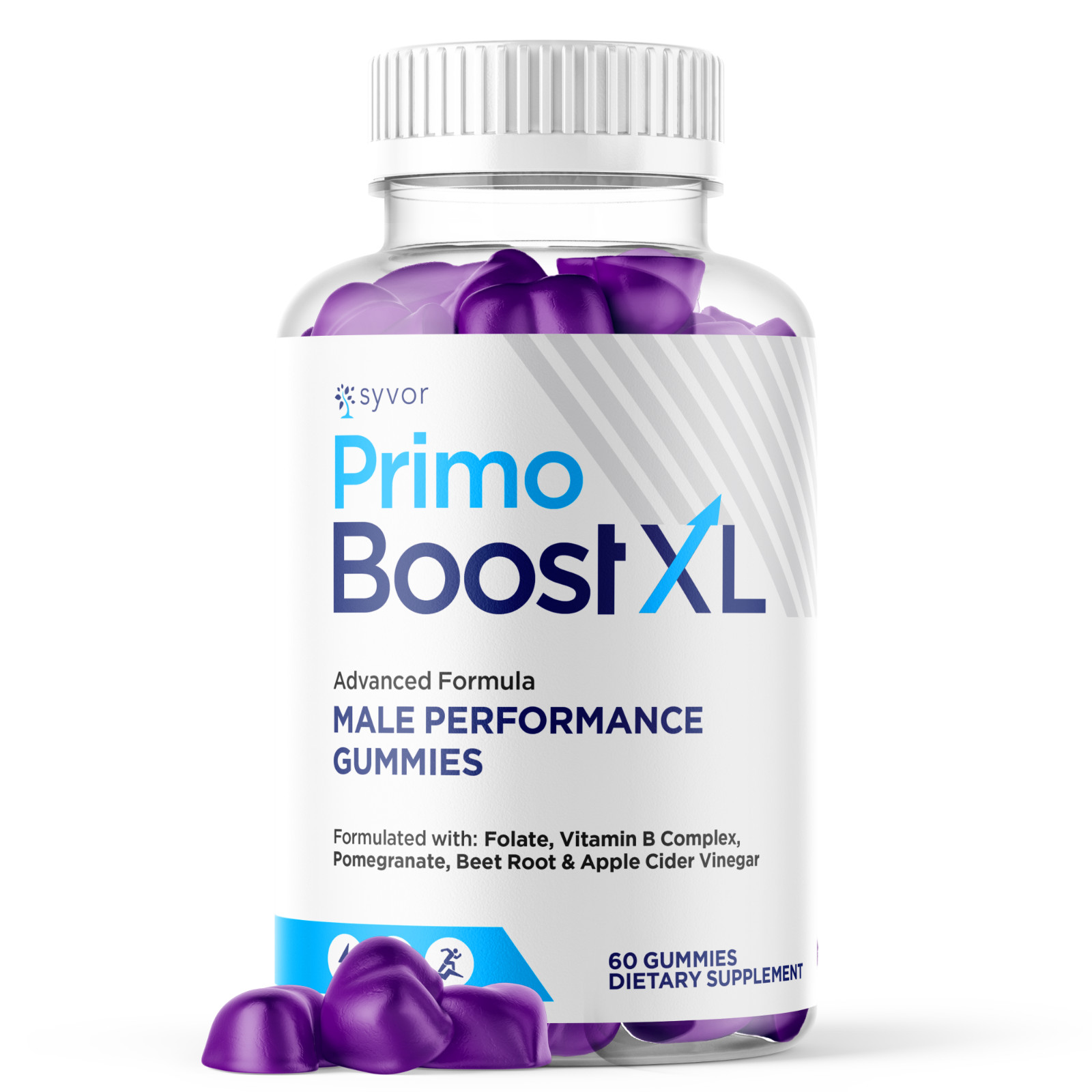 (1 Pack) Primo Boost XL Gummys Advanced Formula PrimoBoost XL Male 60 Gummies