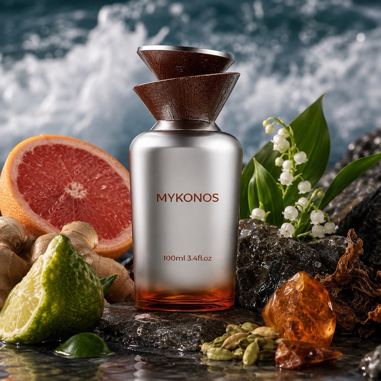 Mykonos Unisex Reflection Extrait de Parfum Spray 3.4 oz Fragrances