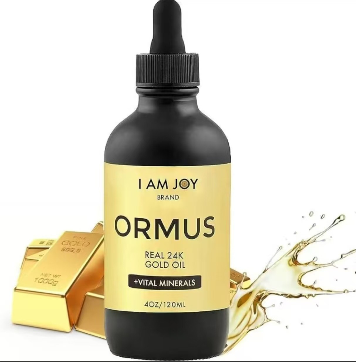 I Am Joy Monoatomic Gold Elixir | Pineal Gland Support, Clarity & Energy Boost