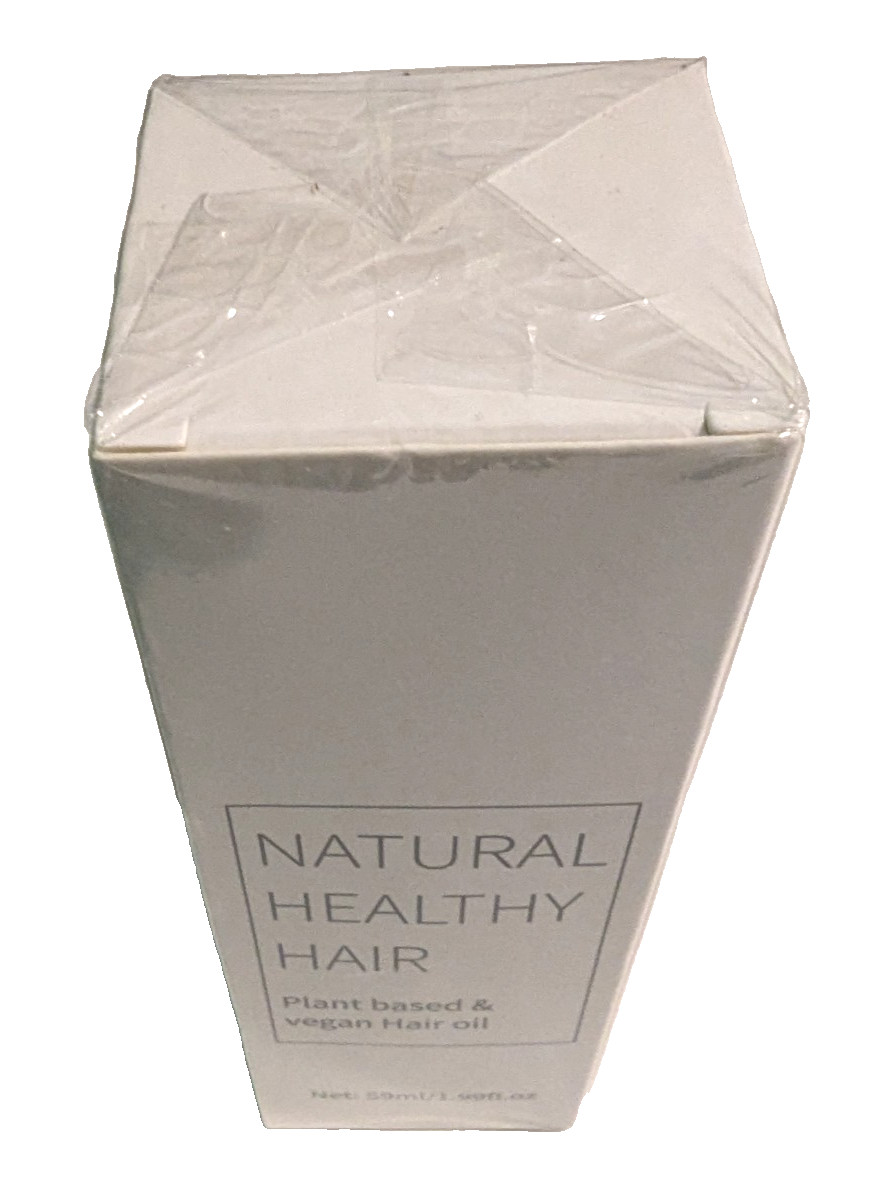 Natural Healthy Hair Plant Based Vegan Hair Oil Best By: APRIL 2027