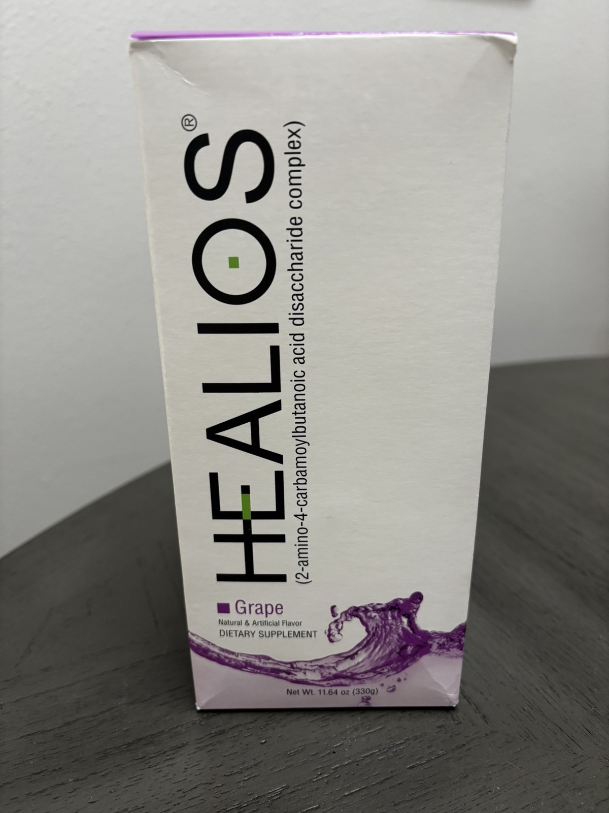 Healios Oral Health Supplement Powder for Mouth Sores & Mucositis – Grape Flavor