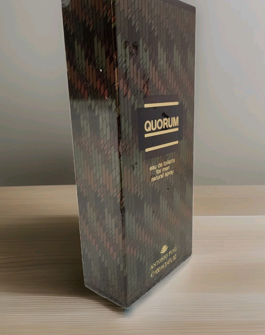 QUORUM ANTONIO PUIG 3.4oz 100ml EDT Original Formula 1980 Spain Rare Sealed 100%
