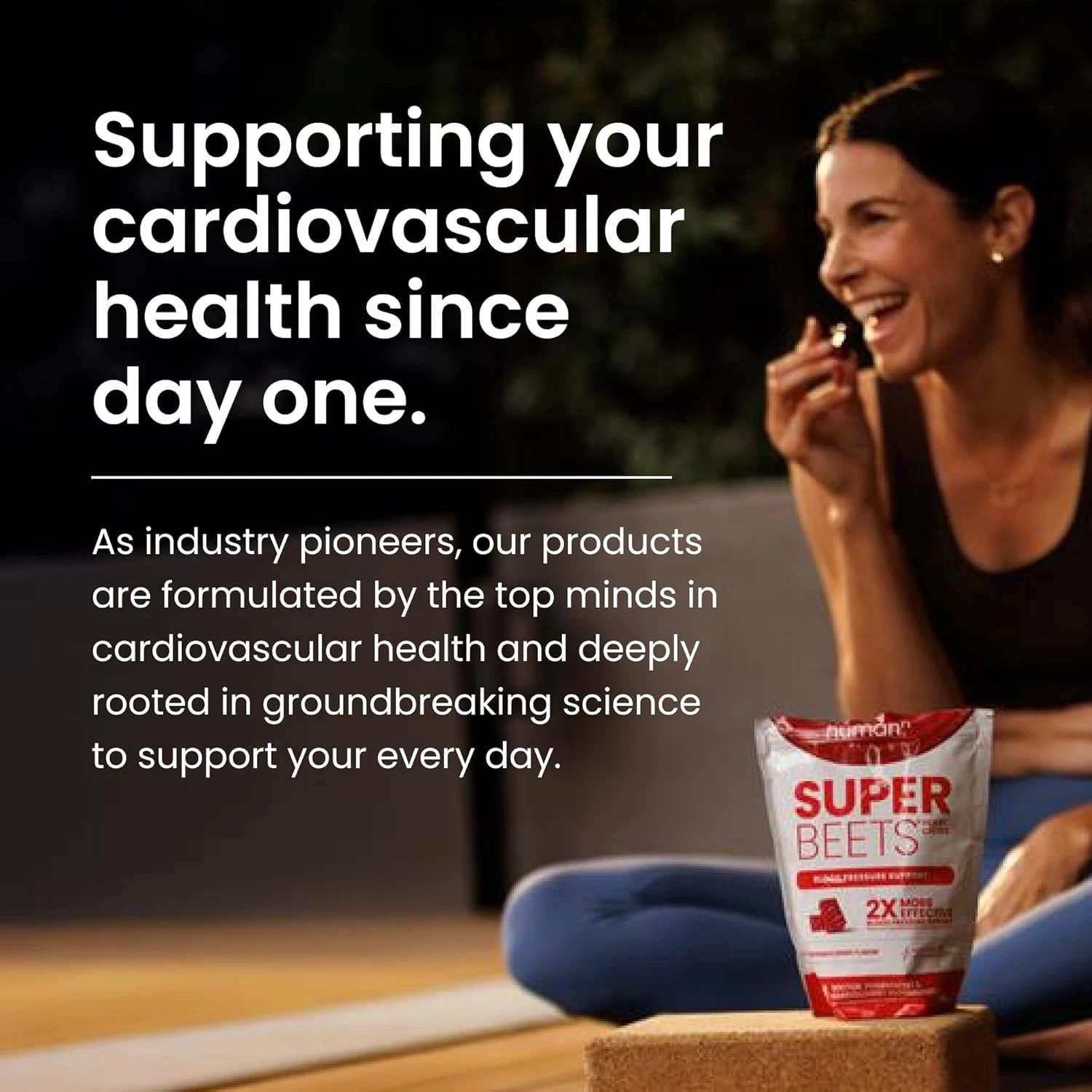 Superbeets Heart Chews C Nitric Oxide & Blood Pressure Support C 60 Count,