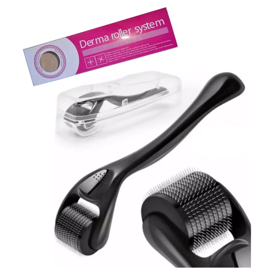 Beard Derma Roller For Hair Loss Beard Growth Titanium Fast Shipping