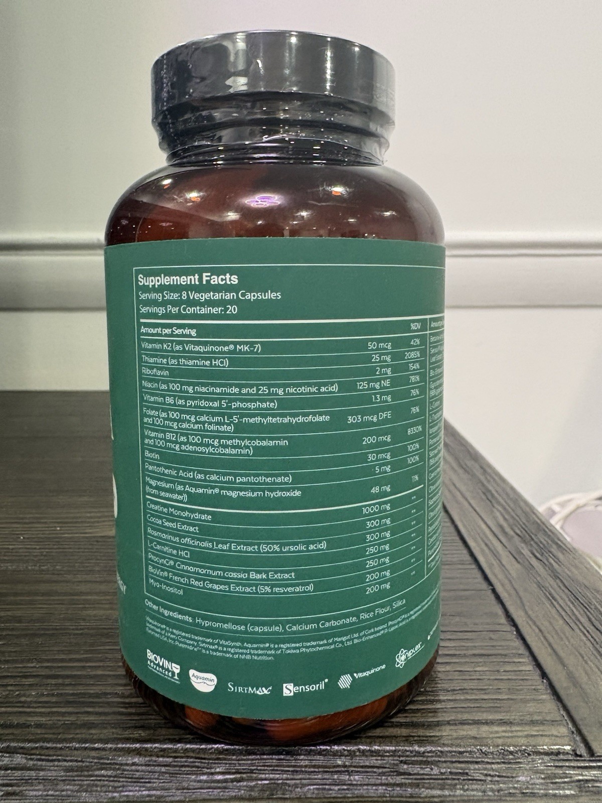 Qualia Mitochondria+ Cell Energy Supplement for Aging Cellular Metabolism 160cap