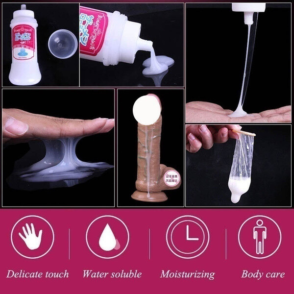 Personal Lubricant Unscented Cum Realistic Semen Water Based Lube Couple Adult