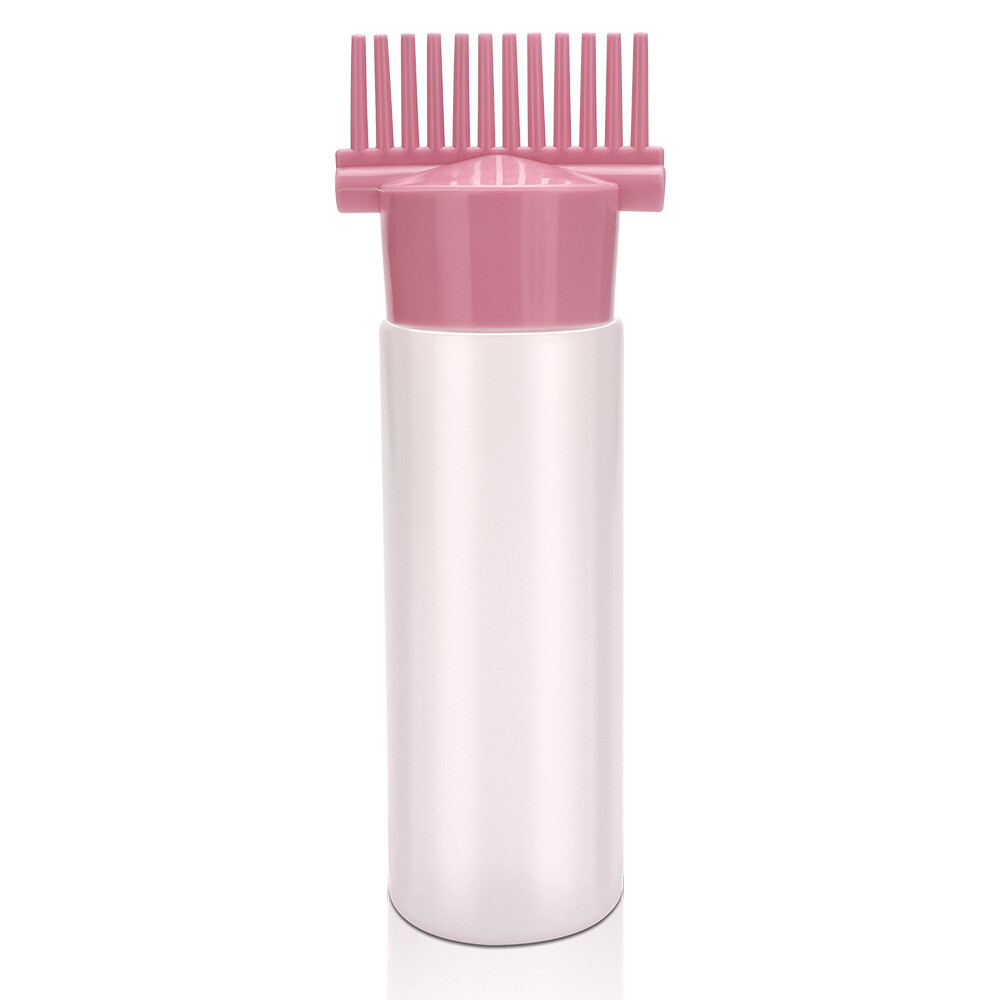Durable Refillable Hair Dye Bottles Applicator Comb Shampoo Bottles Styling Tool