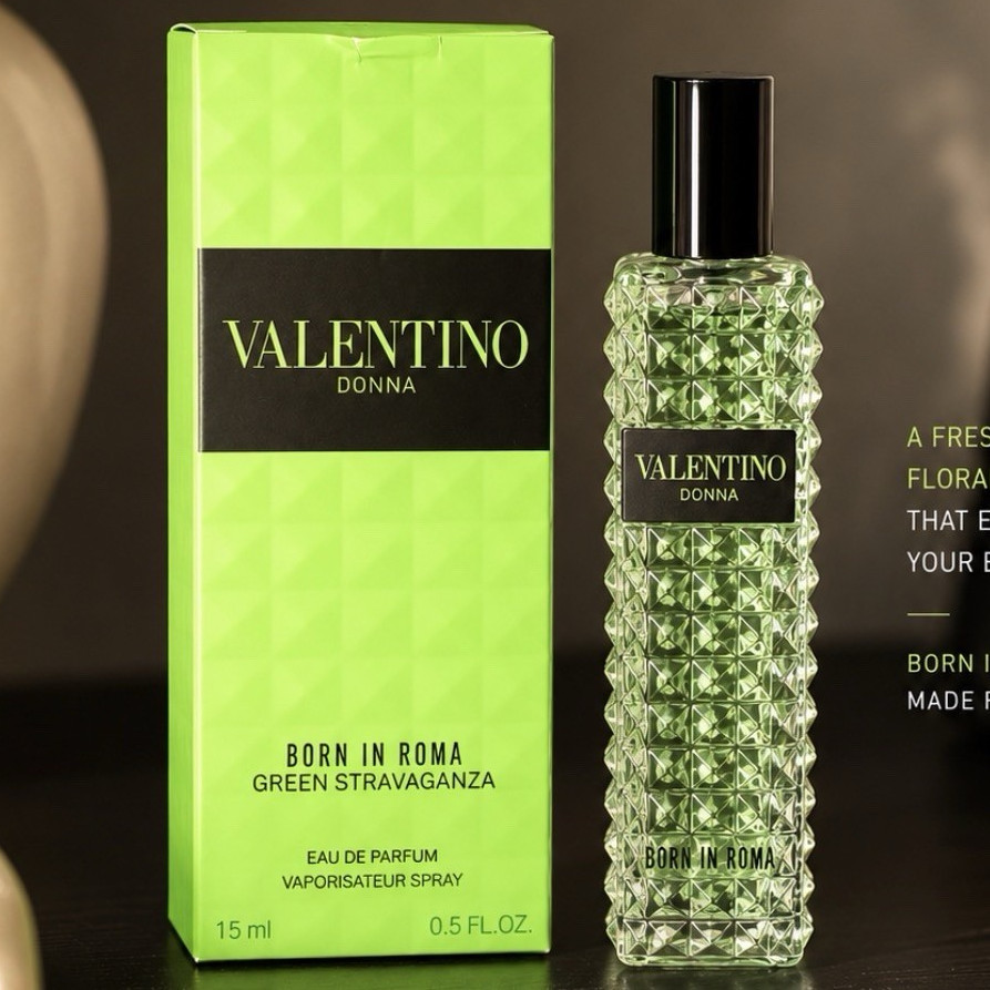 Valentino Donna Born In Roma Green Stravaganza EDP Spray 0.5 fl oz