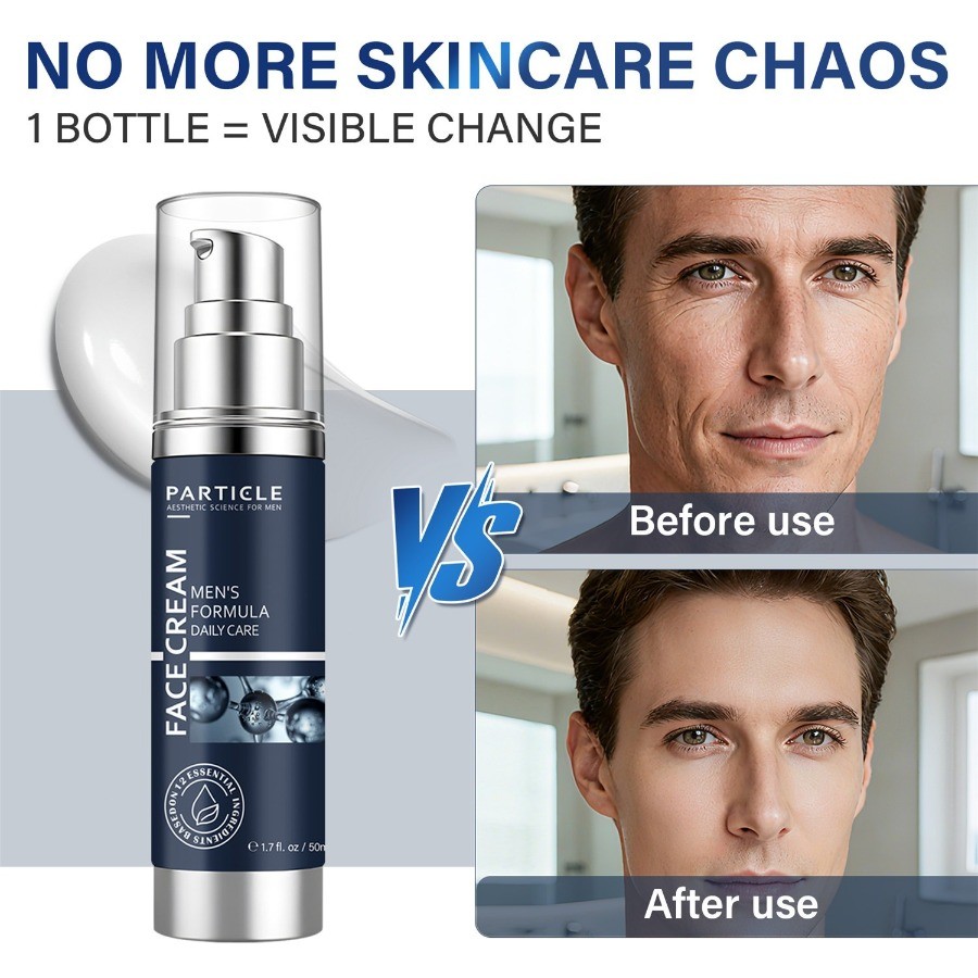 3X Particle Face Cream Men 6 in 1 Anti-Aging Cream Fights Eye Bags Dark Spots~🔥