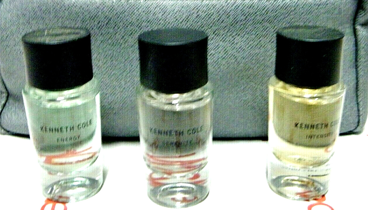 KENNETH COLE COLLECTION ‘3’ .5 0Z EDT INTENSITY SERENTIY ENERGY LIMITED QTYS
