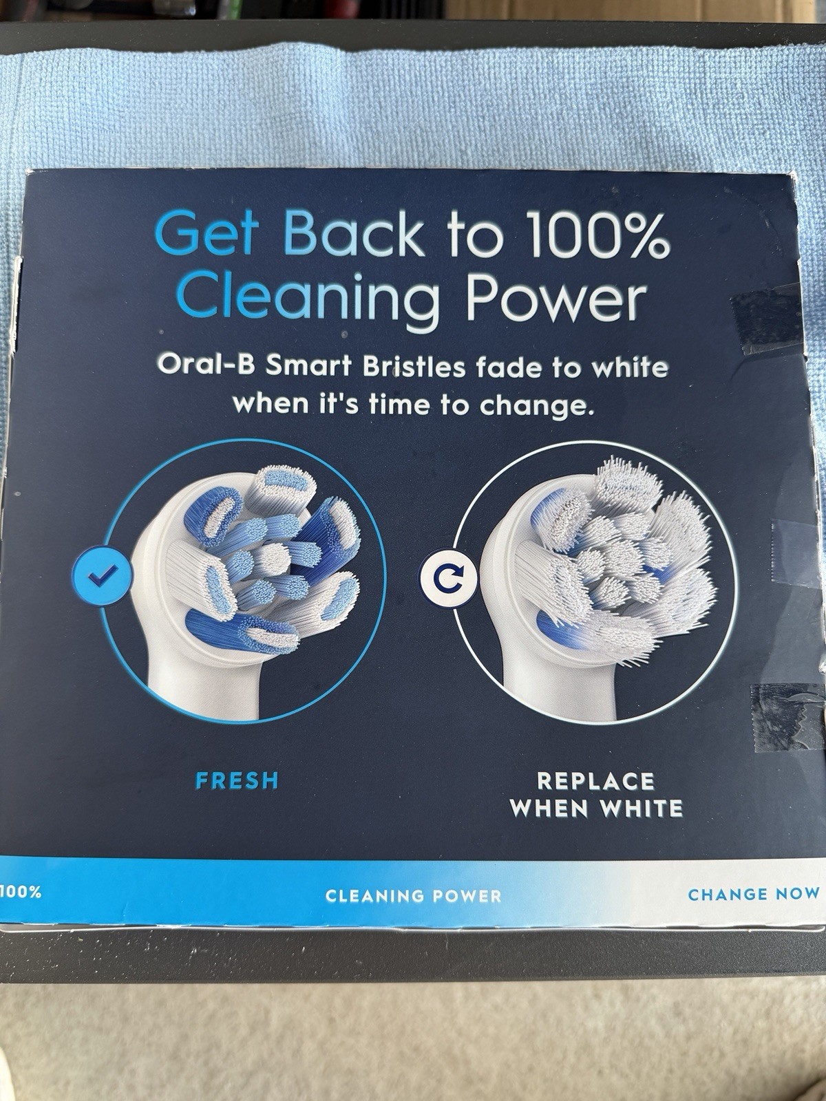 Oral-B iO Deep Clean Replacement Toothbrush Head, 9-count