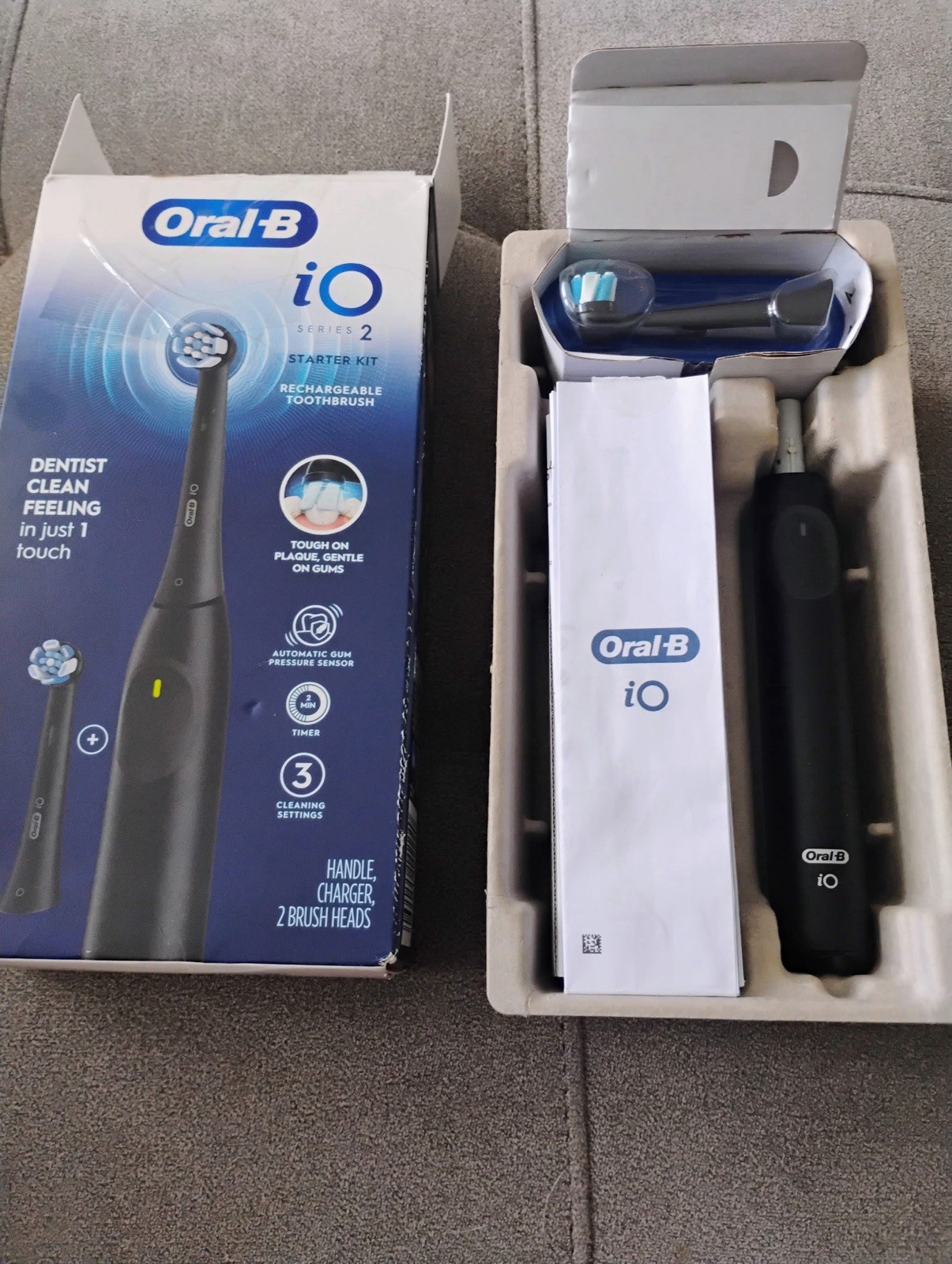 Oral-B iO Series 2 Rechargeable Electric Powered Toothbrush Starter Kit