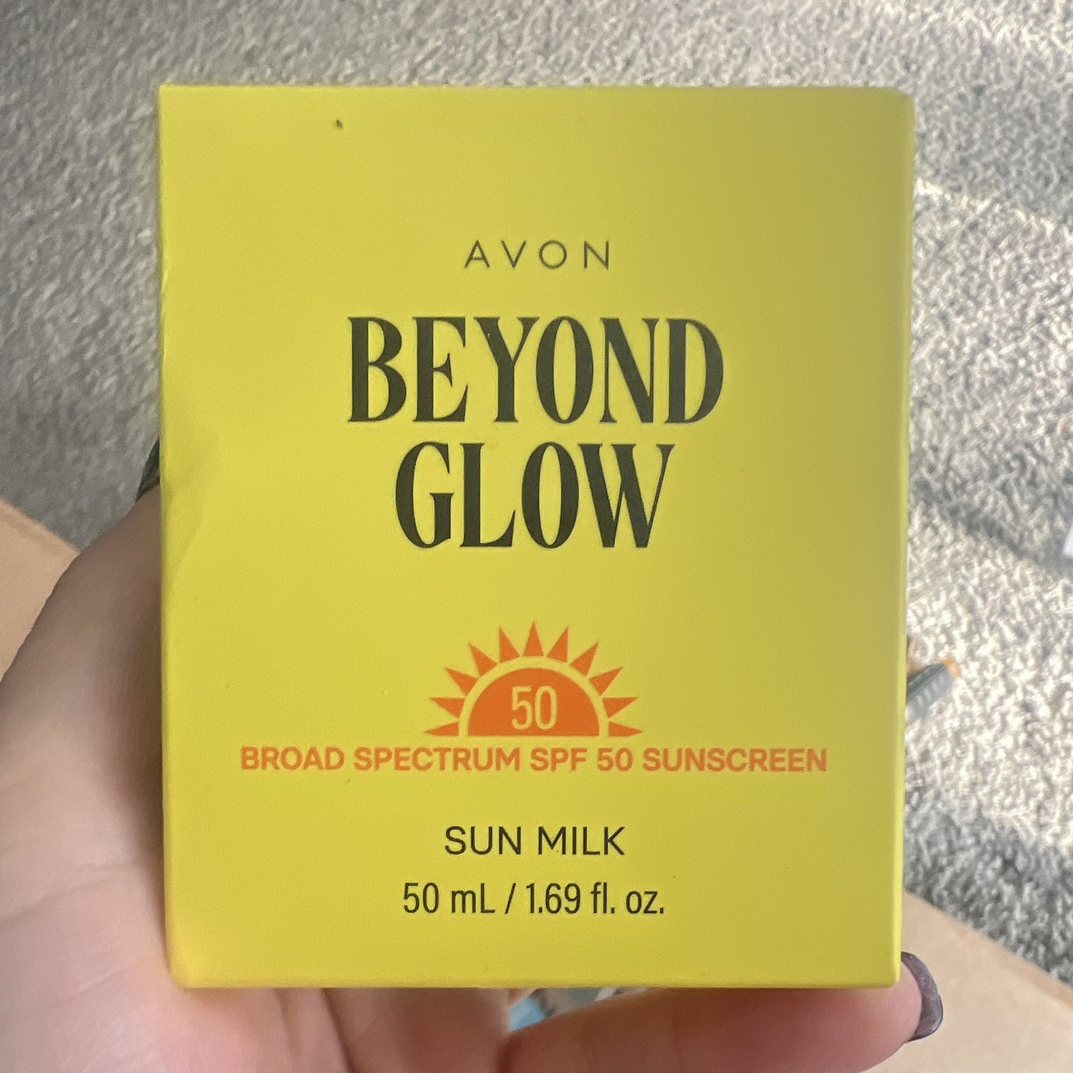 Avon Beyond Glow SPF 50 Broad Spectrum Sun Milk, No White Cast 50 mL