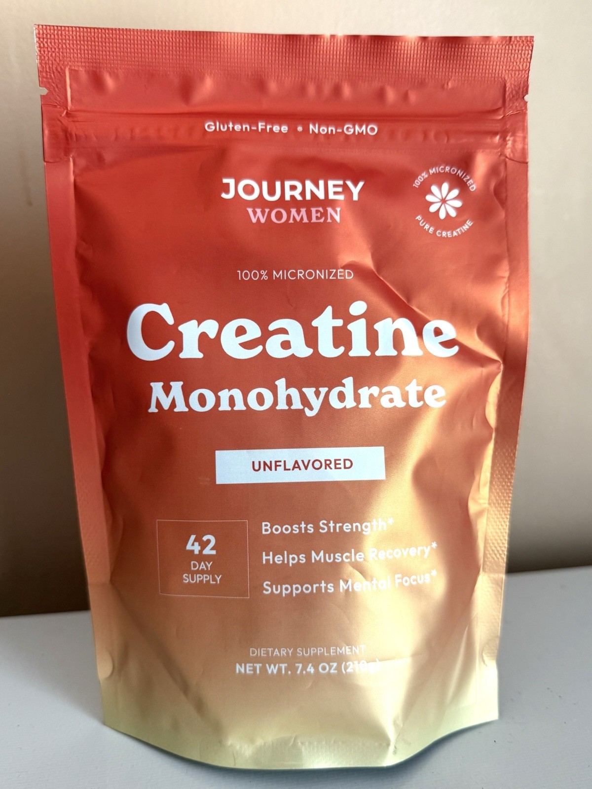 JOURNEY WOMEN CREATINE MONOHYDRATE UNFLAVORED (42 DAY SUPPLY) SEALED EXP 11/2028