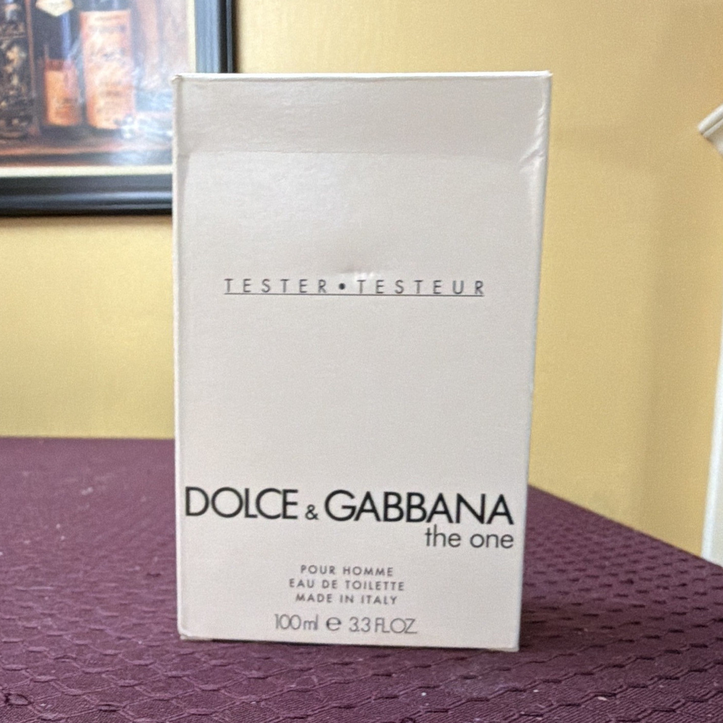 Dolce & Gabbana The One Pour Homme Eau de Toilette Spray 3.3 fl oz Tester