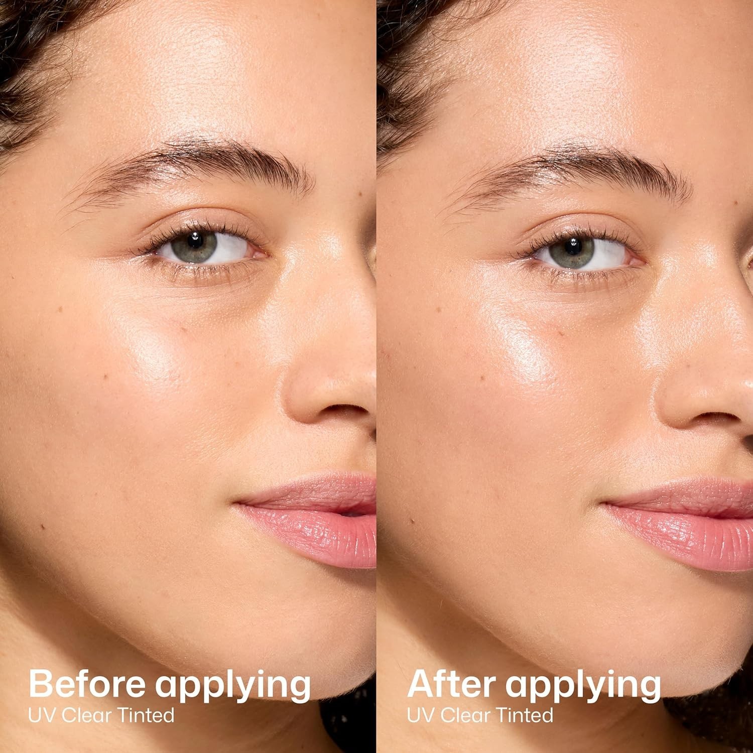 UV Clear Tinted Sunscreen for Face, SPF 46 with Zinc Oxide, Oil-Free
