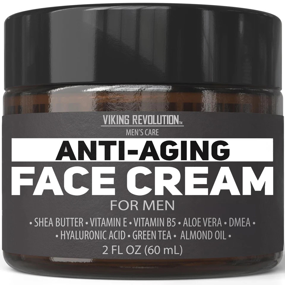 Mens Face Moisturizer Cream – anti Aging & Wrinkle for Men +2days delivery