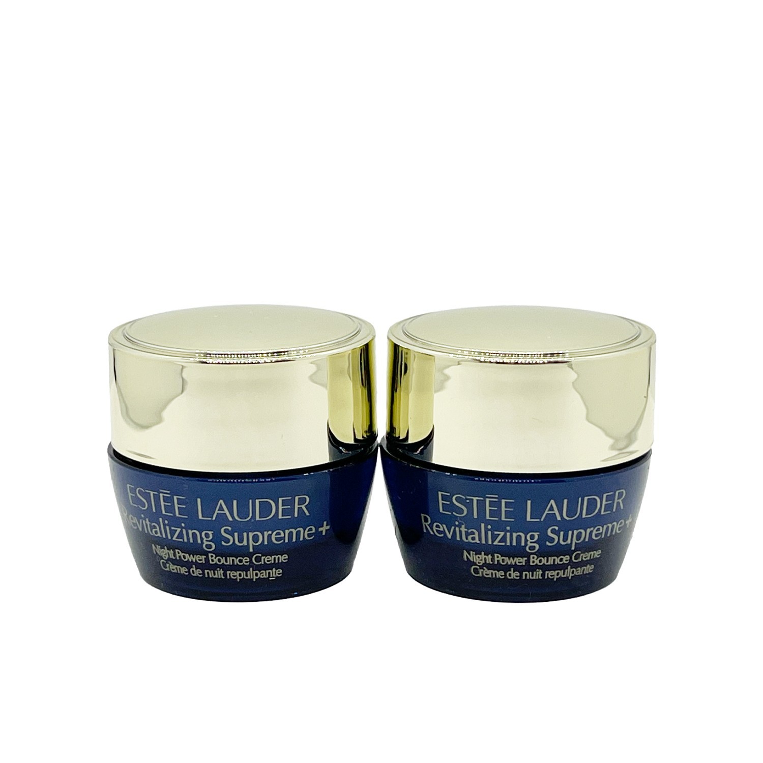 2x Estee Lauder Revitalizing Supreme+ Night Power Bounce Creme .24 oz/7ml NEW