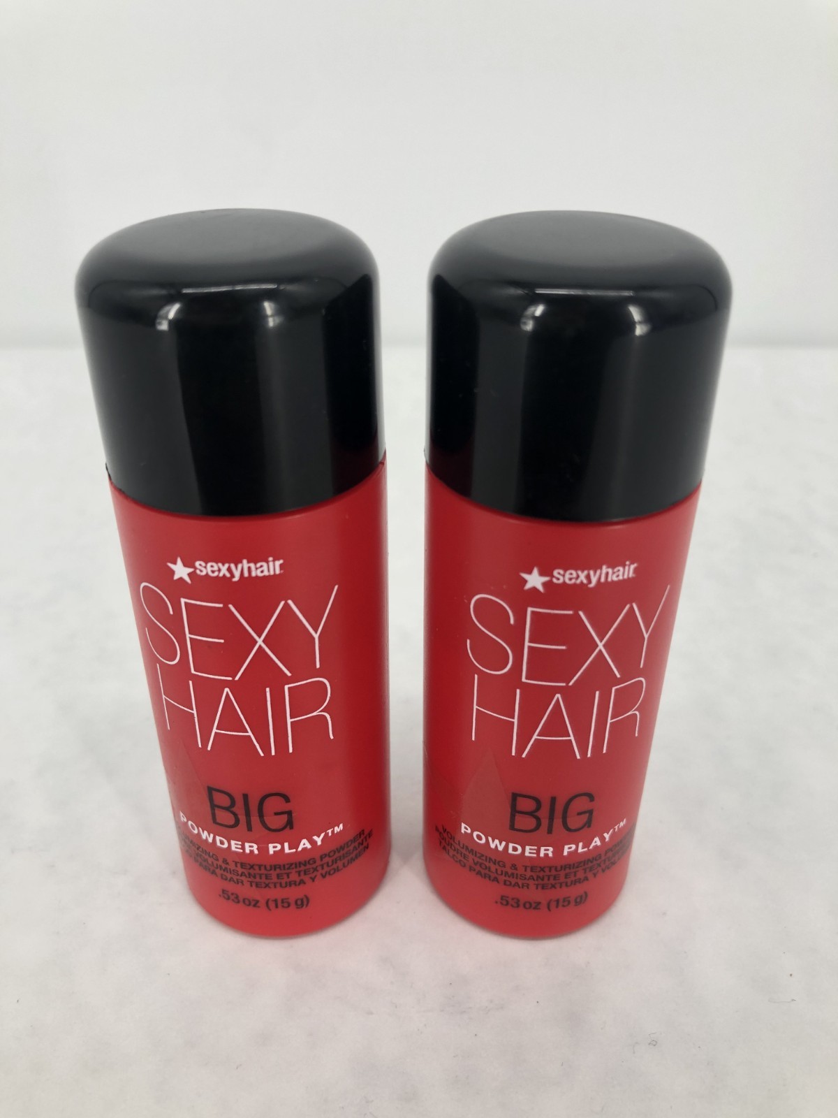 Big Sexy Hair Powder Play Volumizing and Texturizing Powder 0.53 oz (2PACK) New