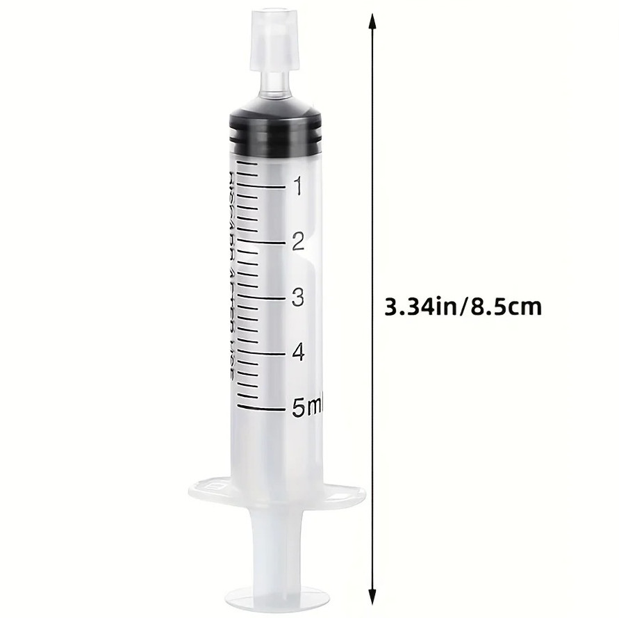 10/20pcs 5ml Plastic Syringe Perfume Dispenser Cosmetic Refill Tool NEW