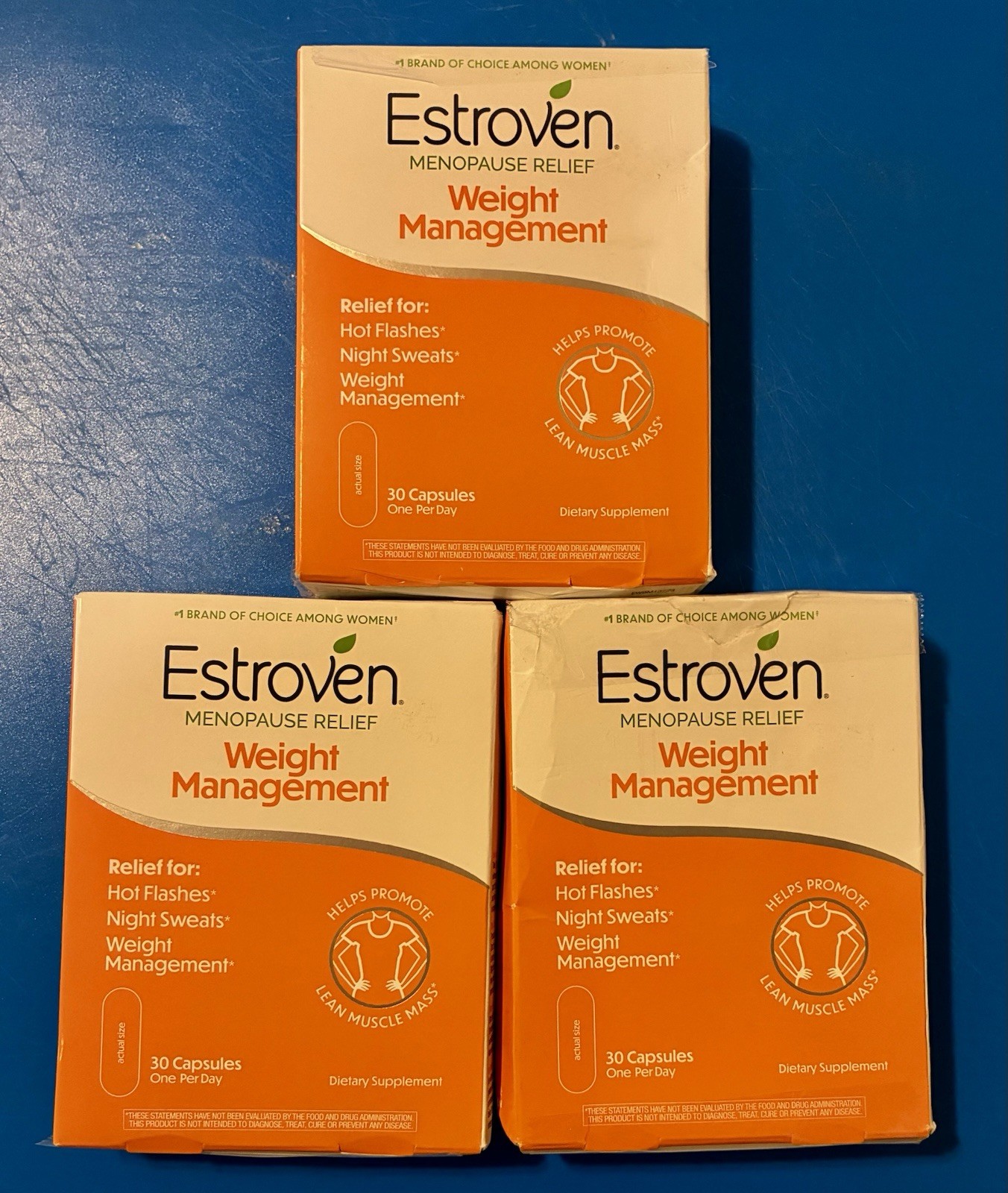 Estroven Once Daily Menopause Relief Weight Management Capsules *3 BOXES* of 30